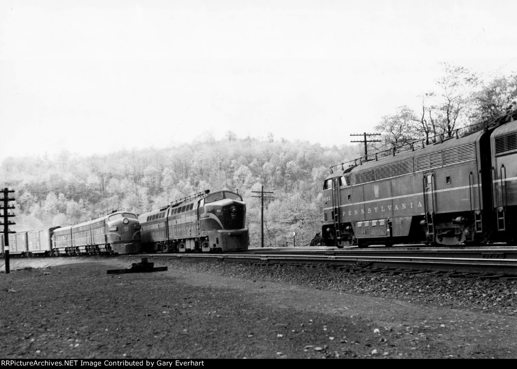 PRR CFA16-4 #9493, PRR DR4-4-15 9593 & PRR F7A #9558